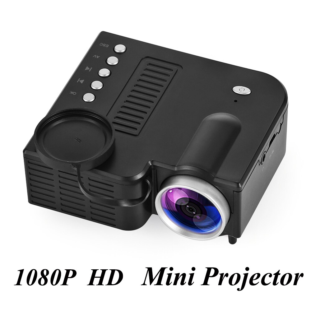 Mini Projector UC28C 3D Hd Led Draagbare Home Theater Cinema 1080P Av Usb Hdmi