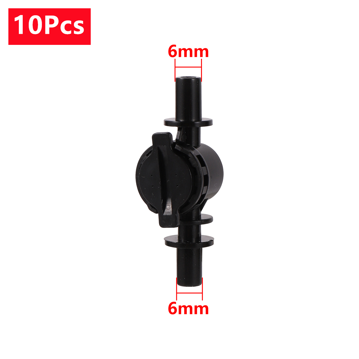 6Mm Anti-Druppel Apparaat 4/7Mm Slang Aansluiten Miniatuur Anti-Druppel Ventiel Tuin Landbouw Kas Irrigatie Nevel Mondstuk Fittingen: Goud