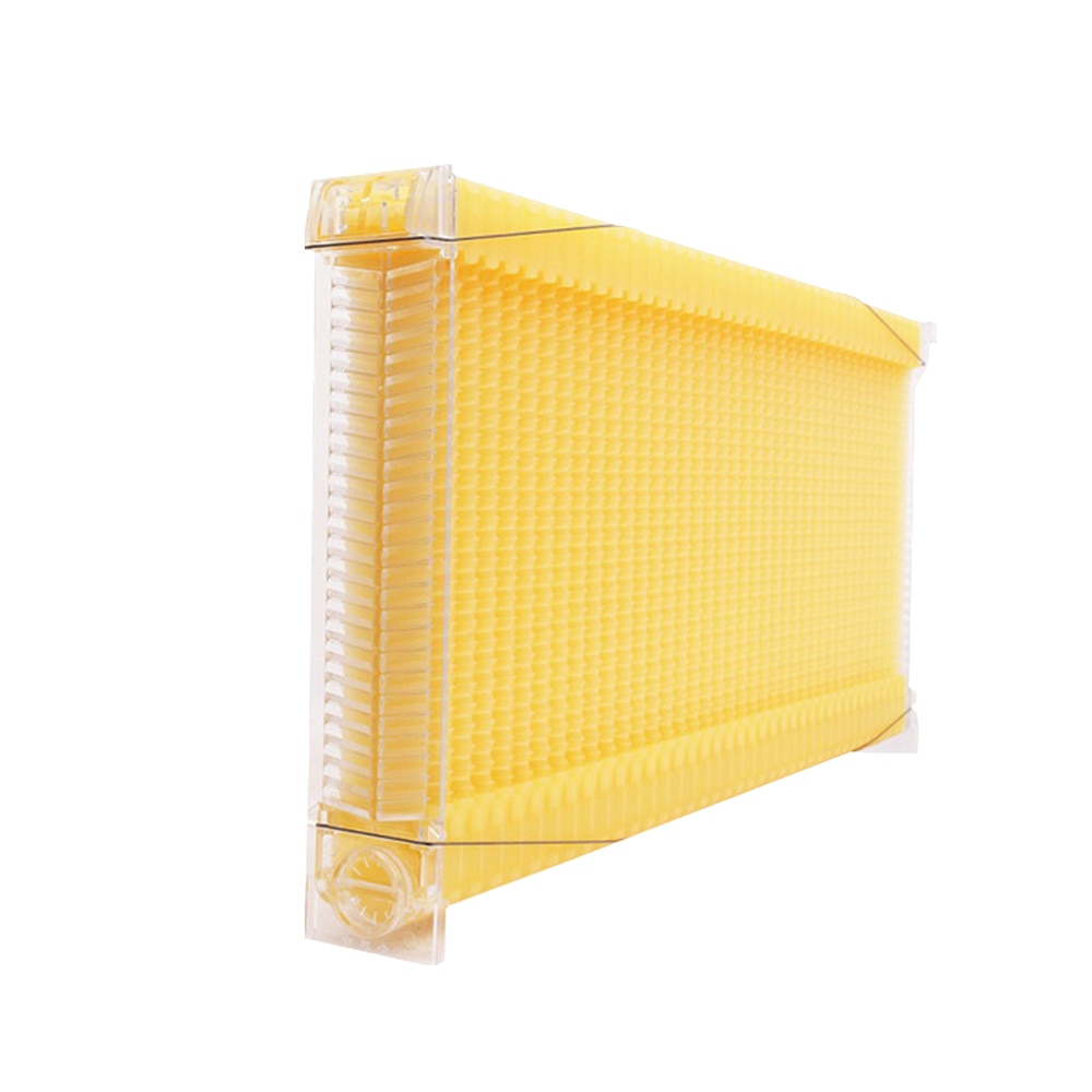 Automatische Honing Collection Nest Frame Bijenteelt Bijenkorf Food-Grade Plastic Honingraat Blok Bijenkorf Doos Imker Gereedschap: 1 Frame Tube