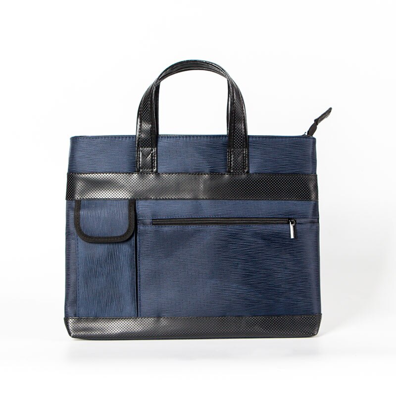 Mappen, handtassen Verticale Document Tas, Draagbare A4 Canvas Business Meeting Zipper Waterdichte Groot-Capaciteit Student Handtas Bestandsmap Aktetas Multifunctionele aktetas voor heren en dames
