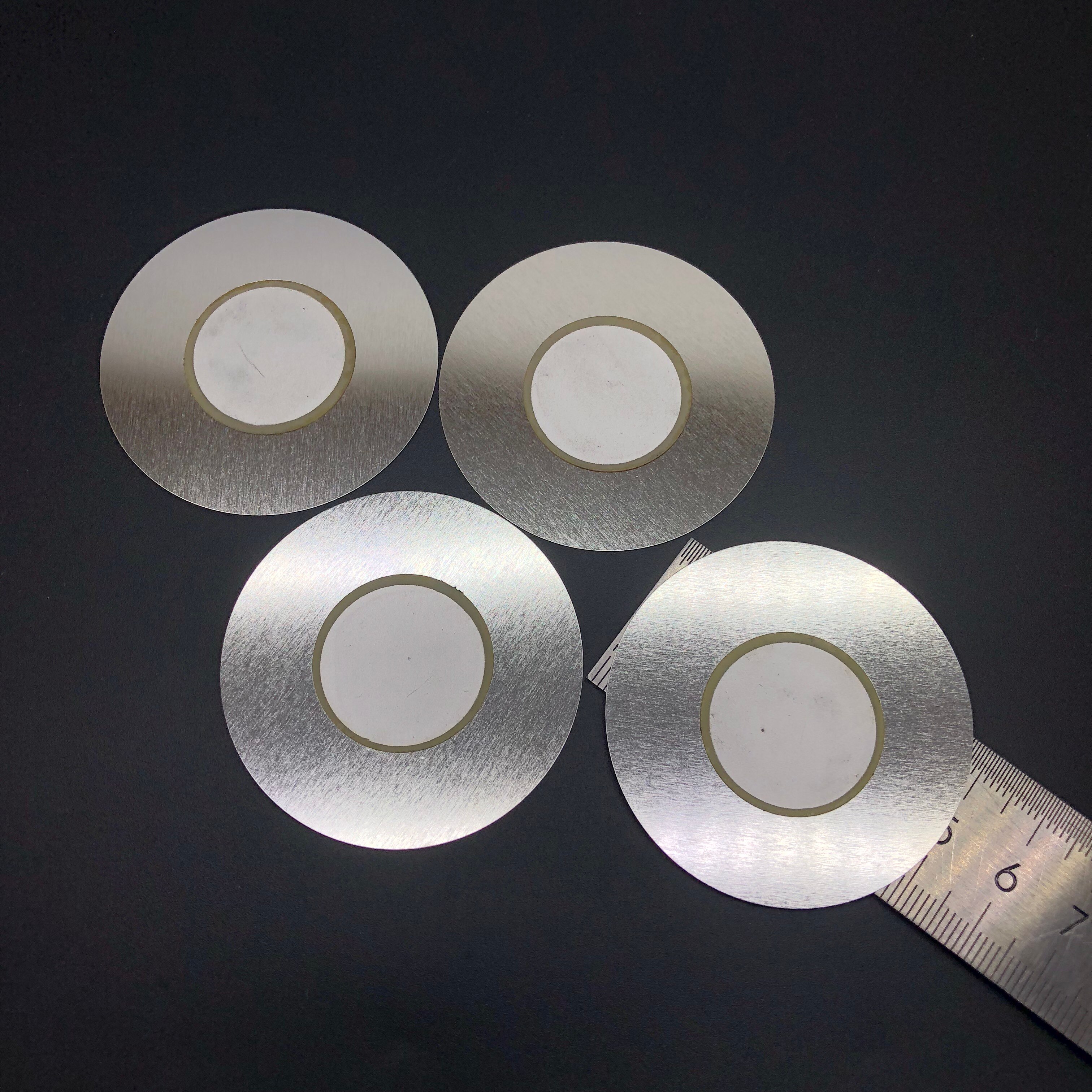 100Pcs/lot 50MM Iron piezoelectric Buzzer Ceramic 25mm 3.2KHZ alarm buzzer Piezo Ceramic buzzers speaker