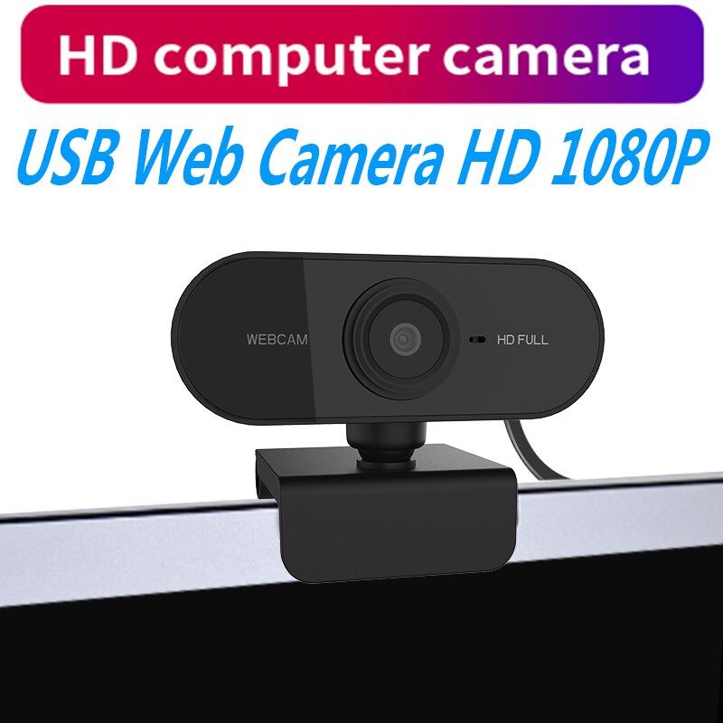 30 Graden Draaibare Hd Webcam Met Microfoon 1080 P Usb Camera Video-opname Web Camera Met Microfoon Voor Pc Computer