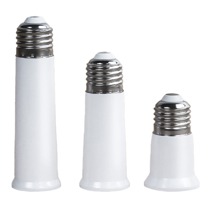 E27 Light Bulb Extender Socket Lamp Holder Adapter Extension for LED Bulb