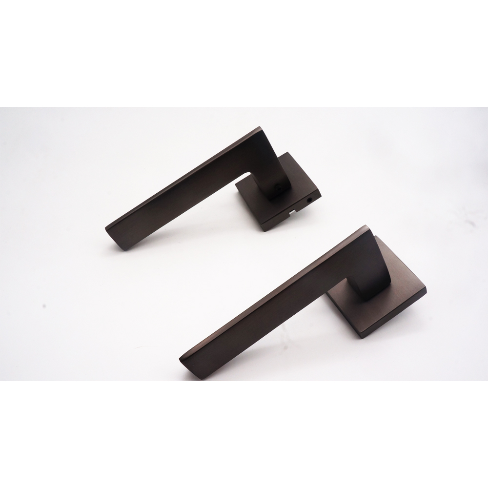 Modern Door Handle hardware Kitchen Bedroom Bathroom Room Office Hotel Wood Door Lock zinc aluminum handle for door hardware