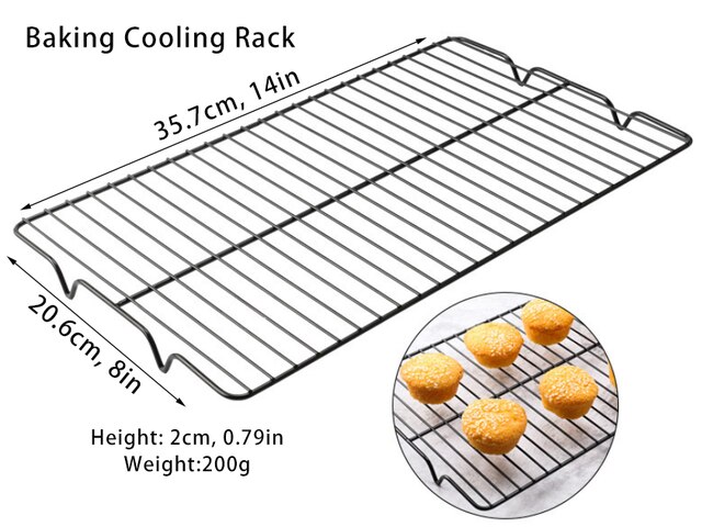 Stainless Steel Foldable 1/3 Tier Bakery Baking Cookies Making Desserts Cake Cooling Racks: Baking Rack