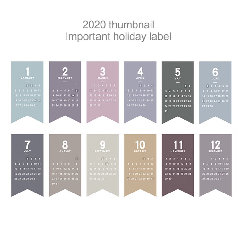 365days Paper Wall Calendar agenda Daily Planner Notes Large Study TO DO LIST School Supplies 52x76cm