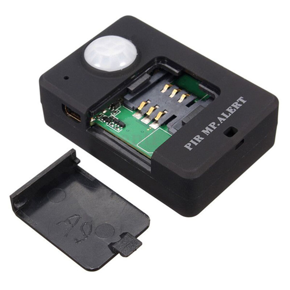 Mini gsm pir larm rörelsesensor larm infrarött trådlöst gsm larm stöldskydd rörelsedetektor hög känslighet
