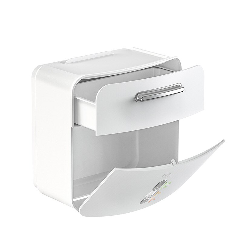 Waterproof Toilet Paper Holder Wall Mounted Roll Paper Tube Storage Box Tissue Box Shelf Bathroom Dustproof Paper Case Box