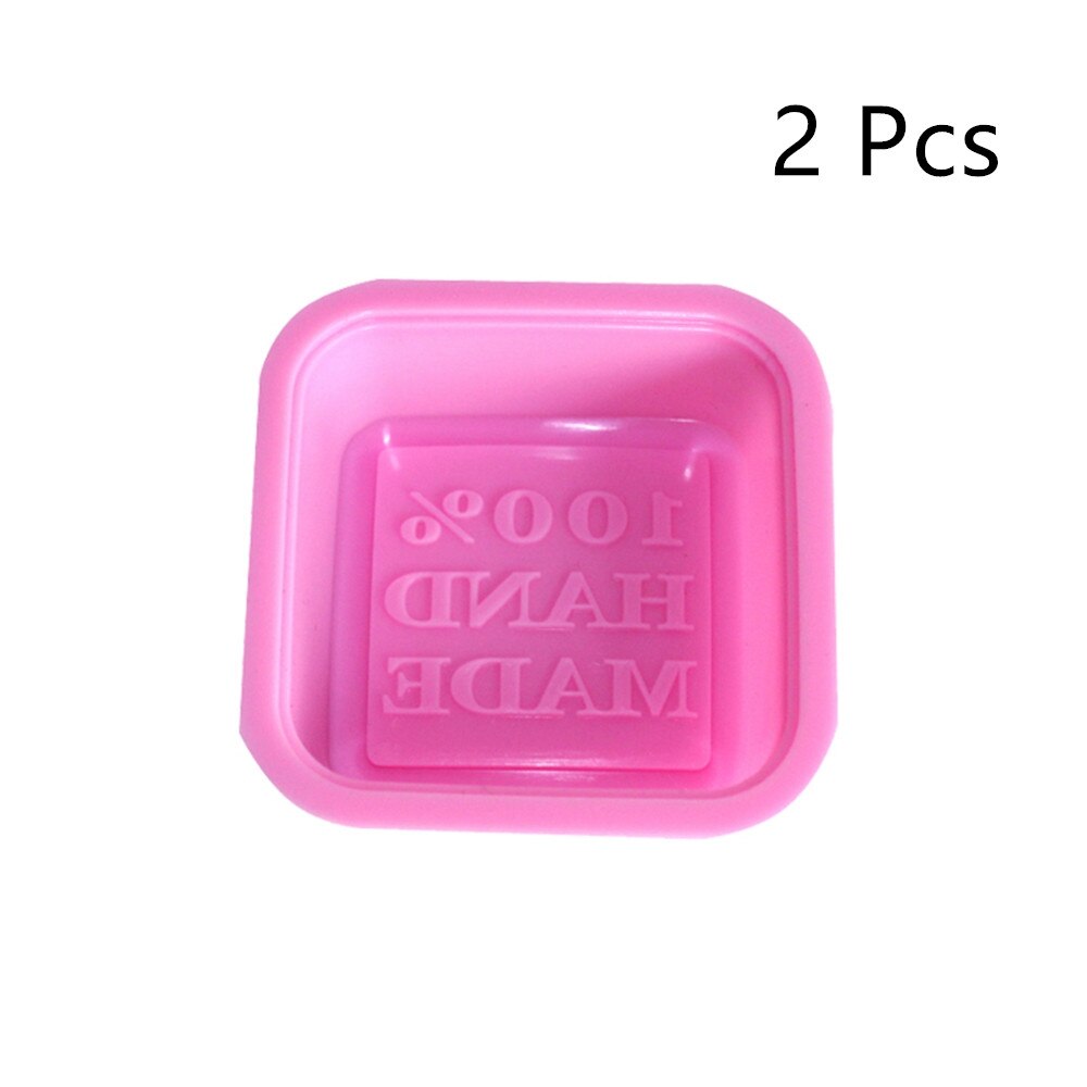 1/2/5pcs Multifunctional Soap Molds For Soap Making Silicone Soap Mold Circle Cupcake Baking Pan Molds Making Supplies: pink 2pcs