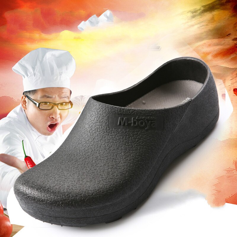 Menn kokkesko casual flat arbeidssko unisex pustende lette sklisikre og slitesterk kjøkkenkokk arbeidssko