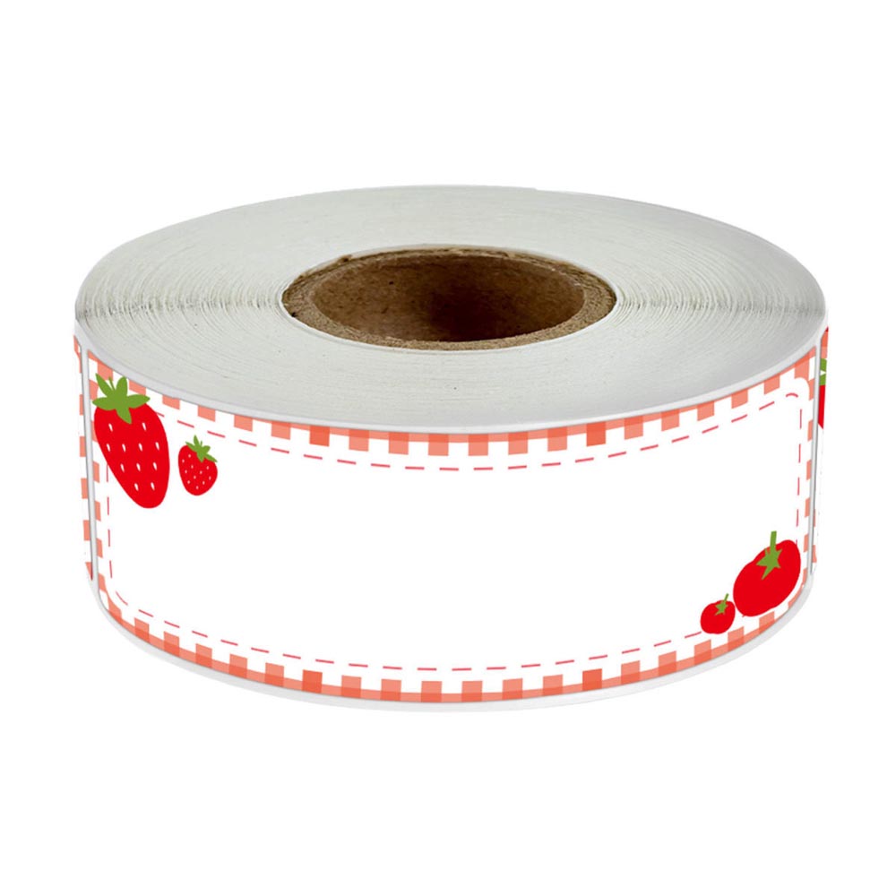 120pcs/roll Cartoon Name Stickers for Kids School Kitchen Sticker Refrigerator Food Storage Label Sticker Stationery Handwritten