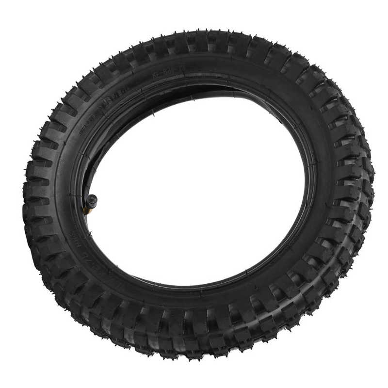 E-Bike Tire 12 1/2x2.75 Electric Bicycle Tire and Inner Tube Replacement Inflatable Rubber Tire Rubber Tire
