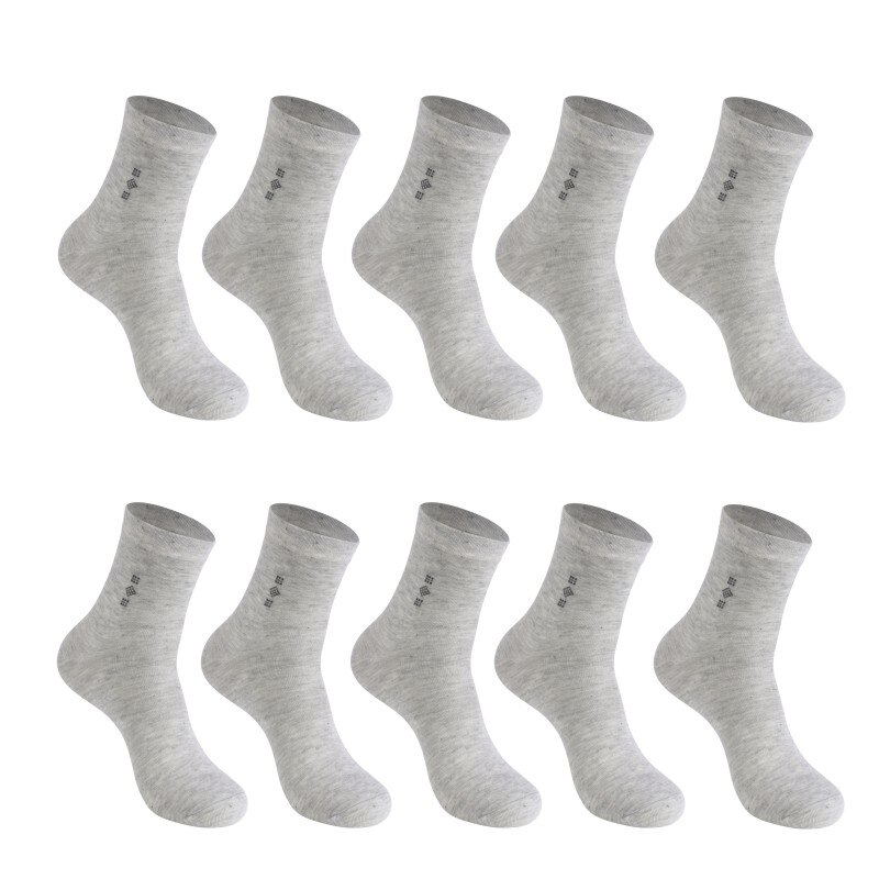 Chaussettes géométriques pour hommes, petites entreprises, pour travail OL, , offre spéciale, en coton, de bonne , 10 pièces =(5 paires), , décontracté: Z-GREY