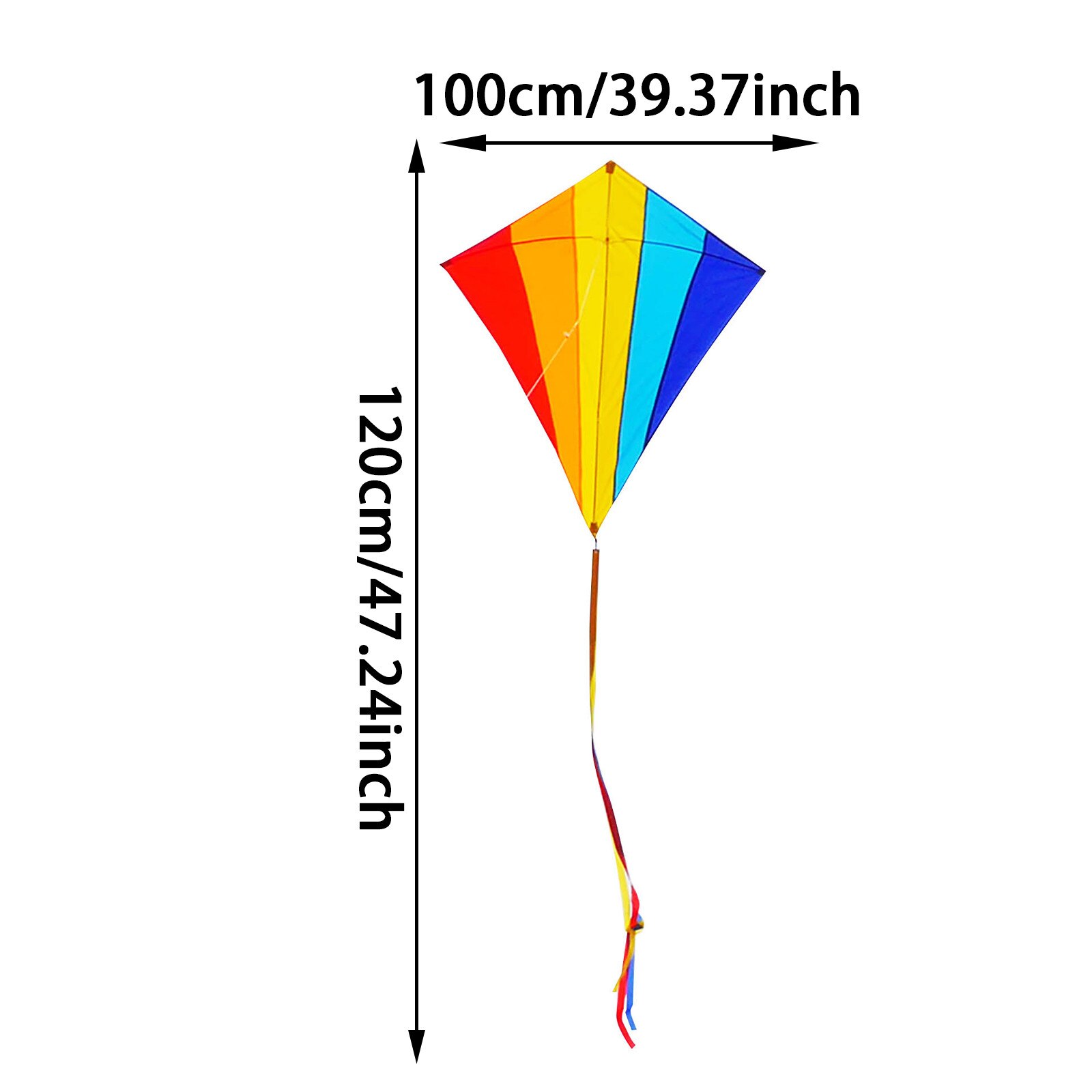 Vlucht Kite Makkelijk Flyer Grote Regenboog Giant Kleurrijke Outdoor Activiteiten In Sterk Of Licht Wind Outdoor Entertainment Speelgoed #35