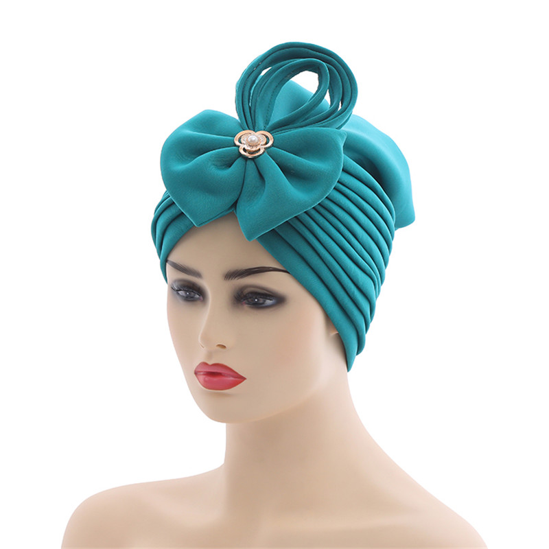Turban de mariage nigérian pour femmes, couvre-chef, casquette musulmane, arabe, indienne, couvre-chef féminin,