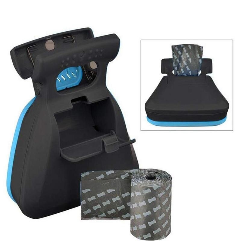 Dog Pet Travel Foldable Pooper Scooper 1 Roll Decomposable Bags Poop Scoop Clean Pick Up Excreta Cleaner Pig Hamster