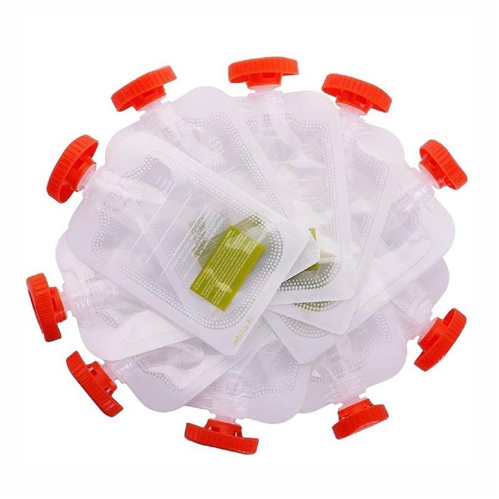10Pcs Baby Reusable Food Pouches For Homemade Organic Food Baby Food Squeezed Pouches Food Pouch For Baby Weaning Food Bag #20