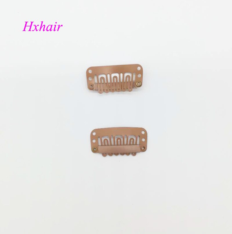 - 100 stk 32mm parykker snap clips / toupe snap clips til hair extensions / weft hair extensions