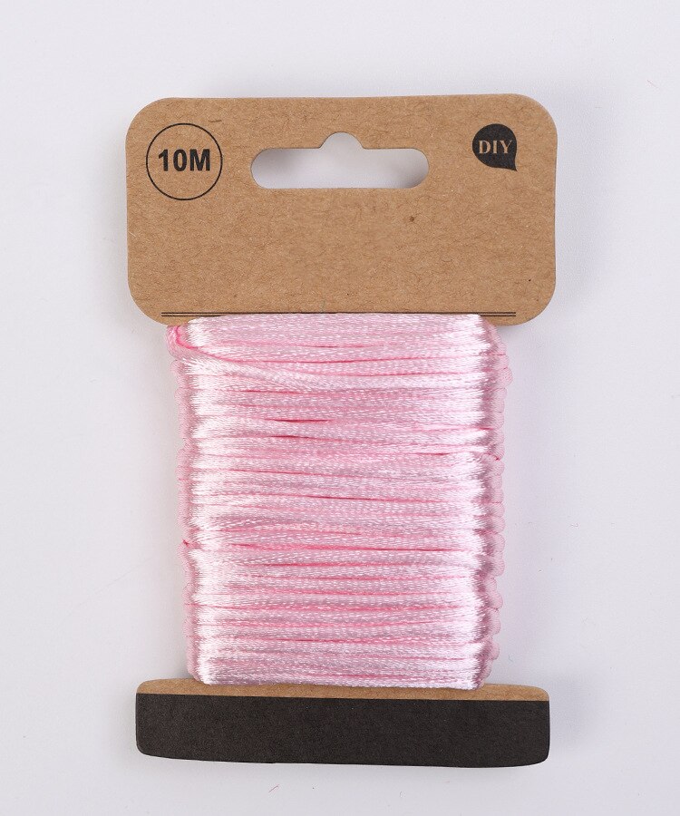 10 Meters Braided Macrame Silk Macrame Cords Rope Thread Wire 2.5 mm DIY Satin Bracelets Making Findings Beading LT20: XT56