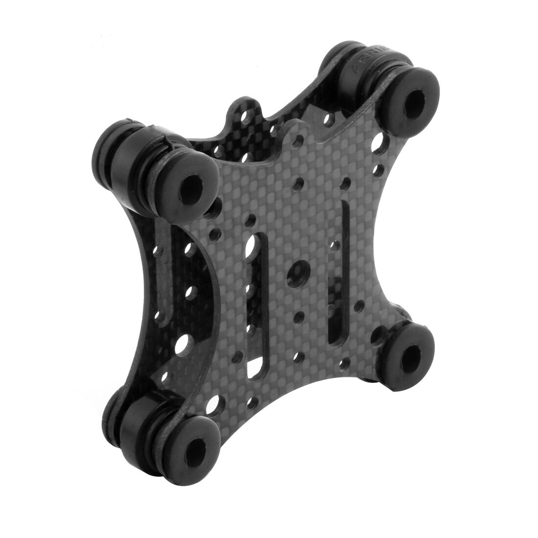 Carbon Fiber Antivibration Plate & Rubber Balls PTZ for Gopro Action
