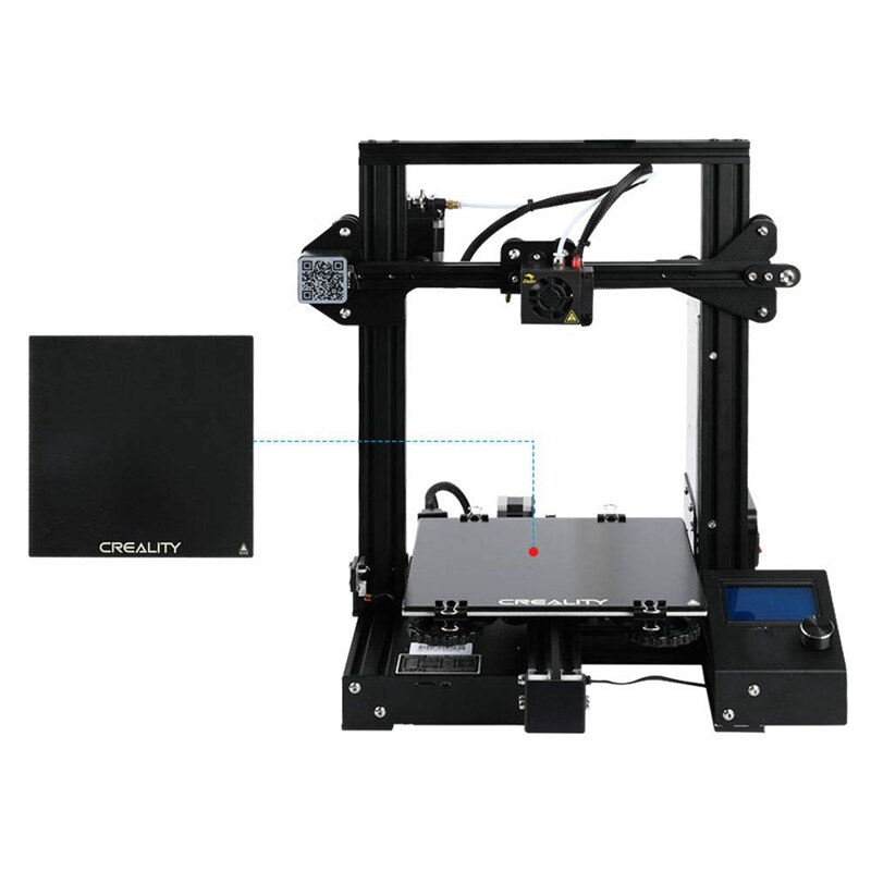 Creality 3D Printer Platform Tempered Glass Plate for Ender 3 Ender 3 Pro Ender 5 CR-20 Pro Bed Print Accessories