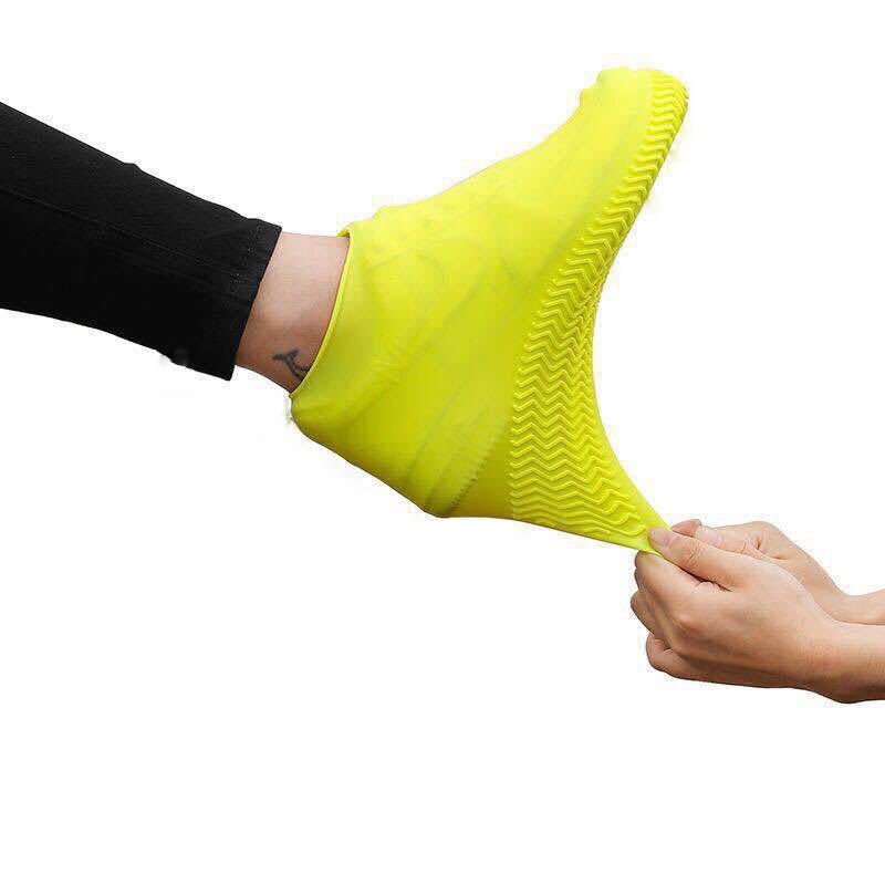Silikon Galoschen Wasserdichte Schuh Abdeckungen Regen Stiefel Gummi Regen Schuh Abdeckung Schuh Schutz Unisex Regnerischen Tage Anti-slip Latex
