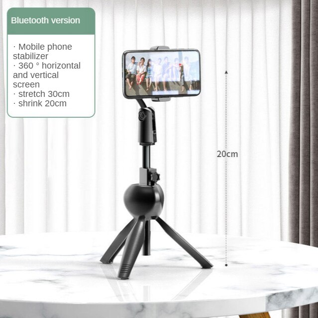 Tripod Mobile Phone Bracket Desktop Live Selfie Bluetooth Remote Control Lazy Tablet PC Douyin Useful Product: Upgrade Mobile Phone Black