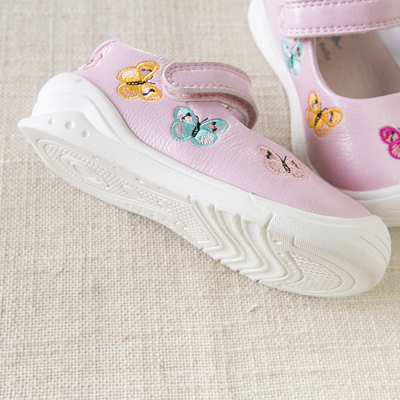 Db12878 dave bella spring baby pige pink sko født pige fritidssko print mærke sko