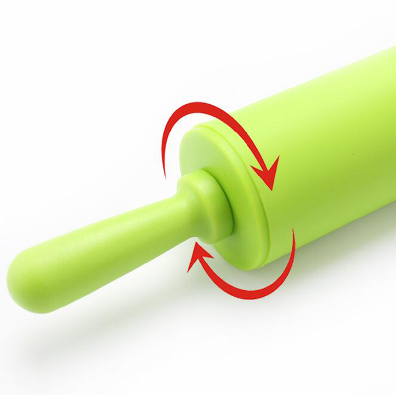 Neue Bunte Silikon rollen Stifte Fondant rollen Stift Knödel Backformen Werkzeug Zubehör