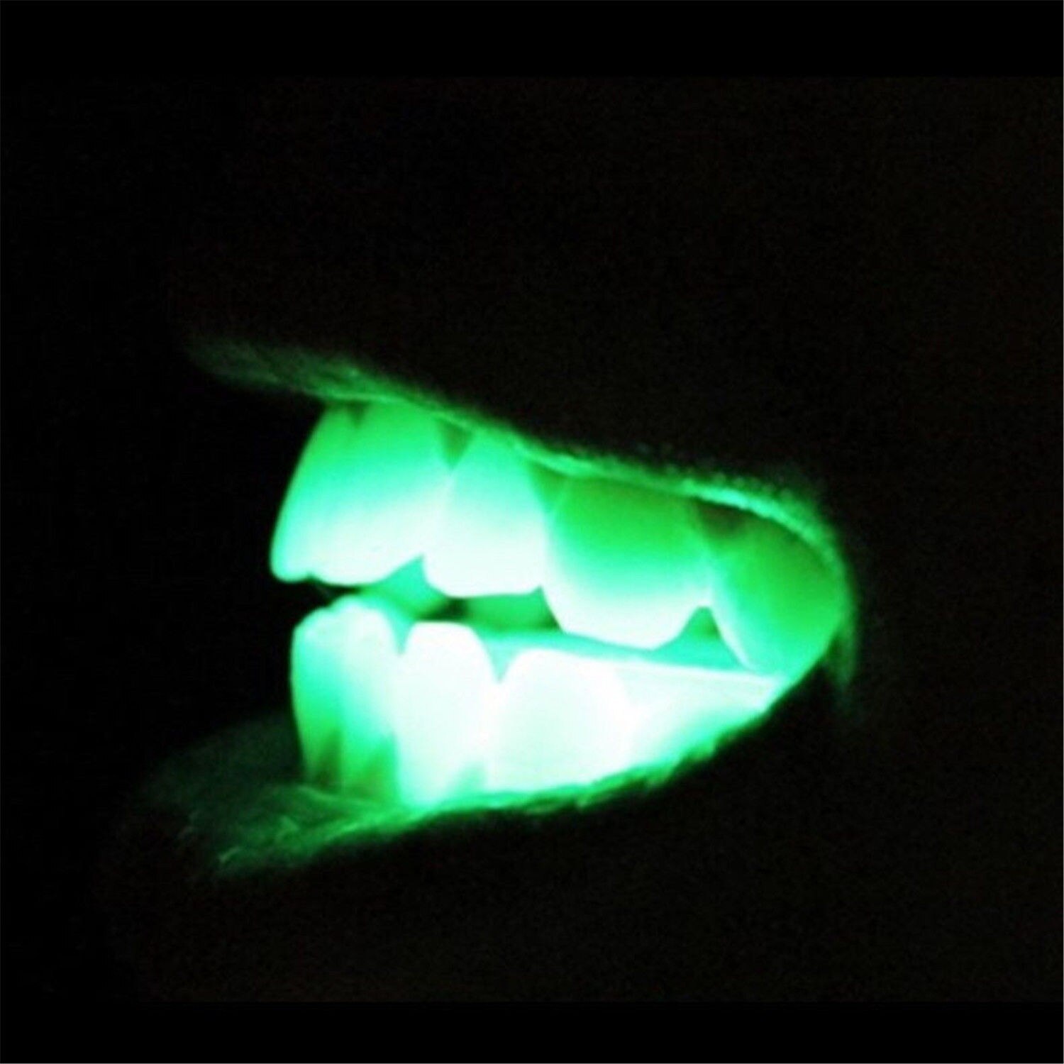 Halloween Party Glow Led Tanden Knipperende Led Light Up Mond Bretels Stuk Glow Tanden Voor Halloween Party Rave Glow Party levert