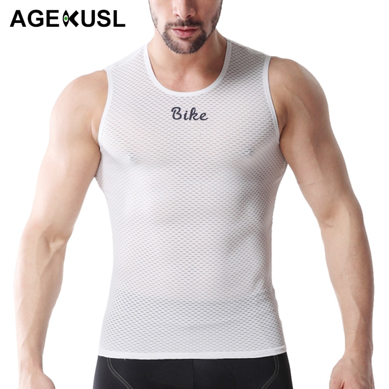 TWTOPSE sin mangas ciclismo Base capas MTB bicicleta de carretera bicicleta bajo desgaste humedad Wicking transpirable Luz de secado rápido