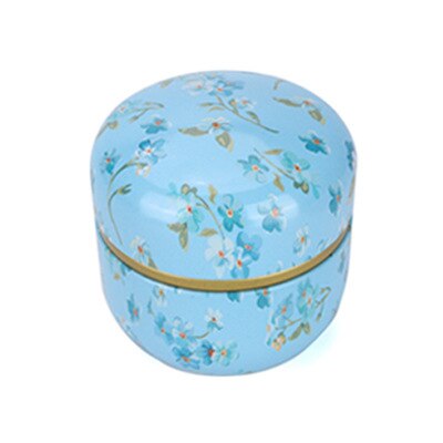 Japanse stijl ronde metalen theebussen blikken theedoos theepot mini koffiepoeder matcha snoep koekjes opbergdozen blikken theeservies