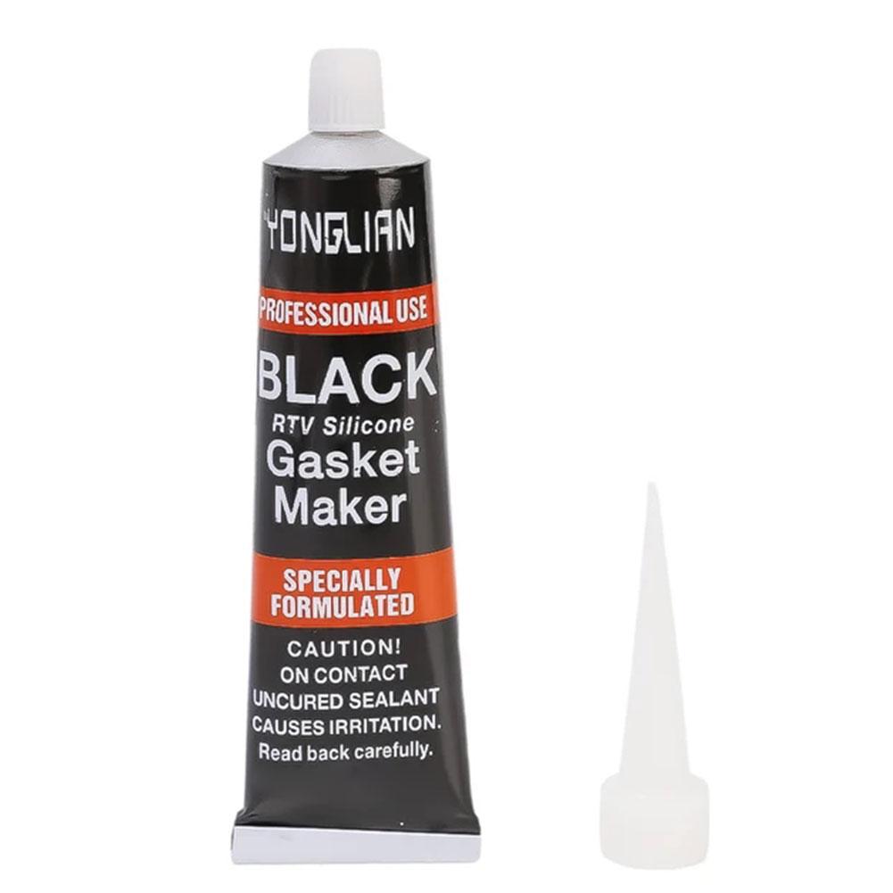 RTV-sellador instantáneo de silicona para motor, sellador de alta temperatura, resistente, líquido, aceite negro, F3G0
