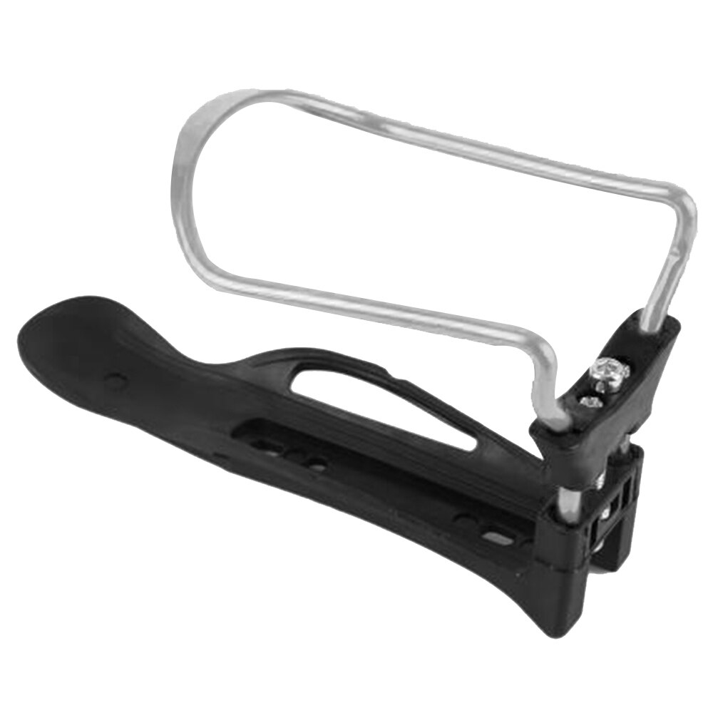 Soporte de botella de agua de aleación de aluminio bicicleta ciclismo botella para agua y bebidas soporte para bicicleta de montaña plegable jaula: Gris claro