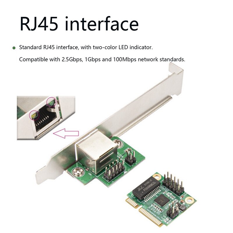 Pcie  to 2.5g ethernet-adapter mpe 8125b- glan pcie zu gigabit-netzwerkkarte (kabelgebunden) 2.5g 2500m/1000m rj45