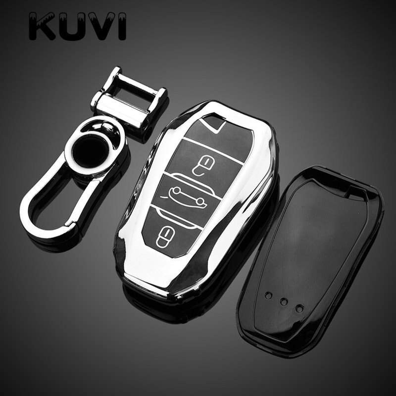 Smart fjärrkontroll för bilnyckel fob till peugeot 508 301 3008 4008 407 408 citroen  c5 c6 c4l cactus  c3xr ds nyckelring