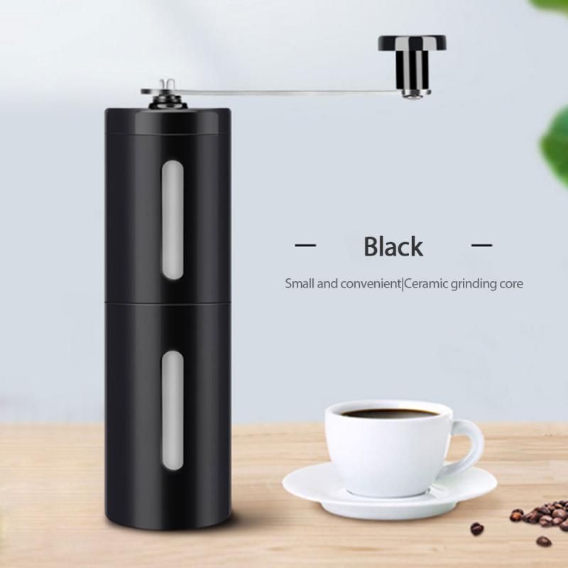 Kaffekvarn elektrisk rostfritt stål handmanual handgjorda kaffebönor burr kvarnar kvarn kök verktyg kvarnar fyra färg