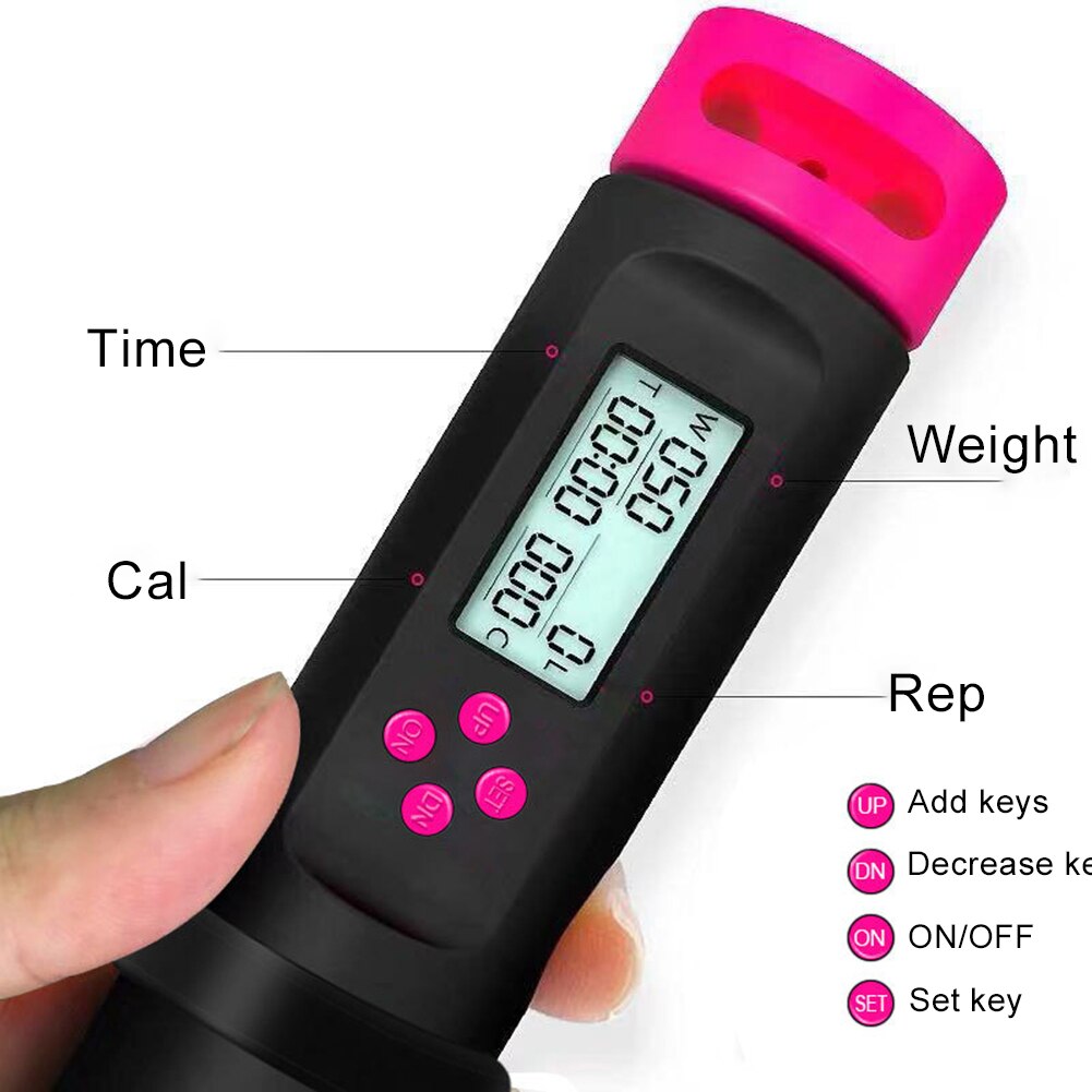 Jump Ropes with Electronic Counting Skip Rope Smart Digital Counter Skipping Rope Weight Loss Fitness Jump Skipping Rope
