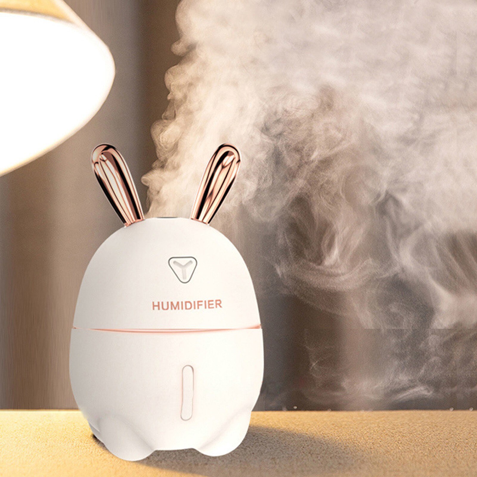 Mini humidificador de aire ultrasónico con Usb, difusor espray de fragancia de conejo, purificador de aire para aromaterapia, 4