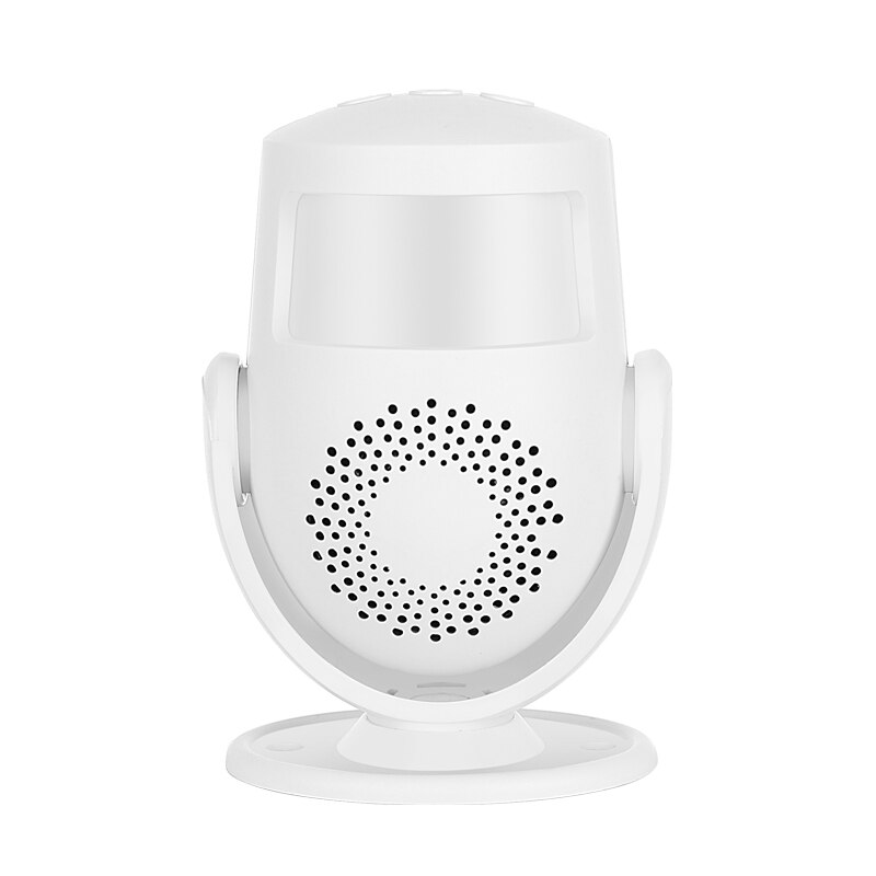 Security Alarm Doorbell Home Security PIR Motion Detection Welcome Chime Doorbell Anti-theft Alarm System Strobe Light Greet