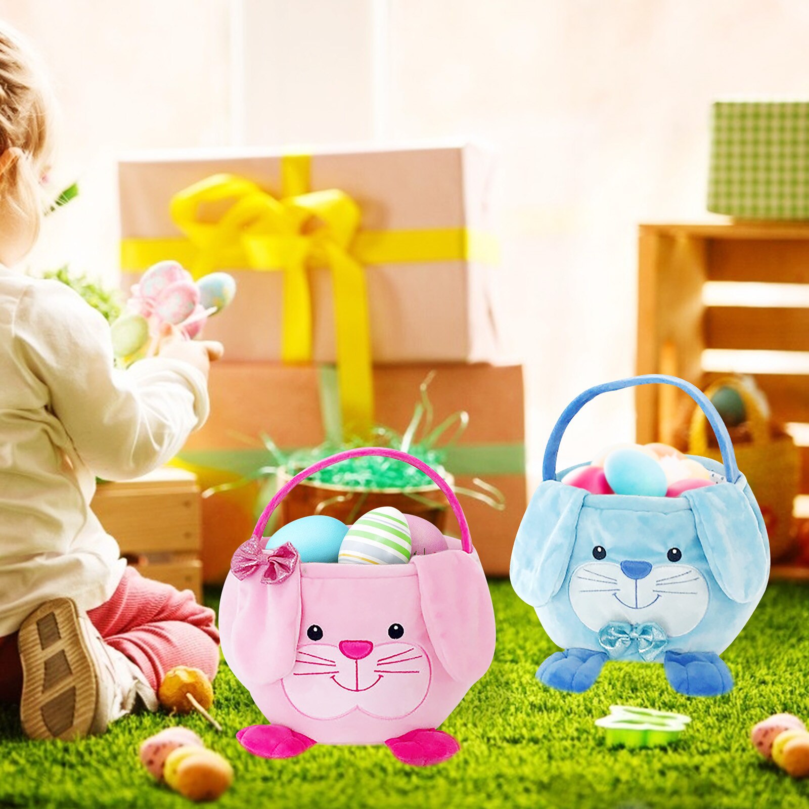 Storage Basket Easter Cute Animal Basket Kids Candy Portable Basket Сумка Для Хранения Children's Candy