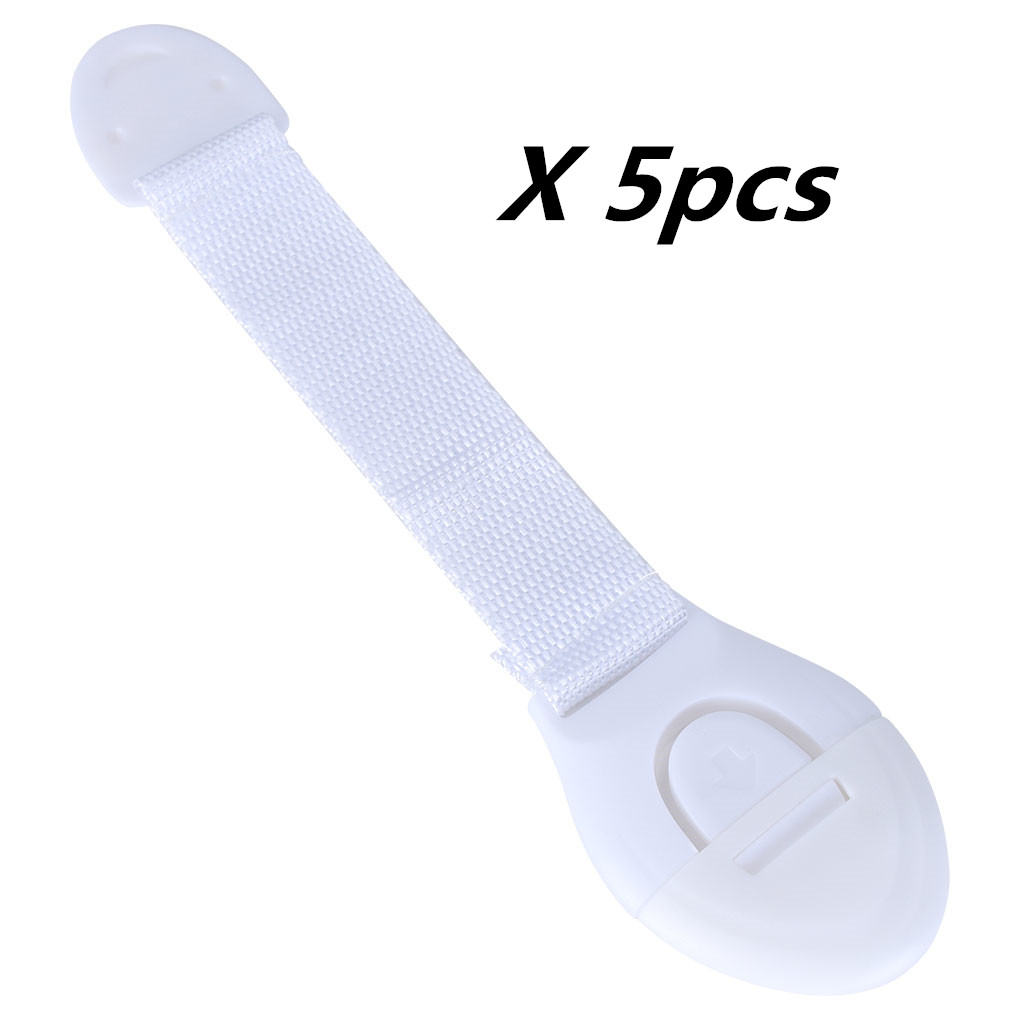 5pcs Baby Safety Locks Plastic Drawer Door Cabinet Cupboard Protection from Children Baby Care: Default Title