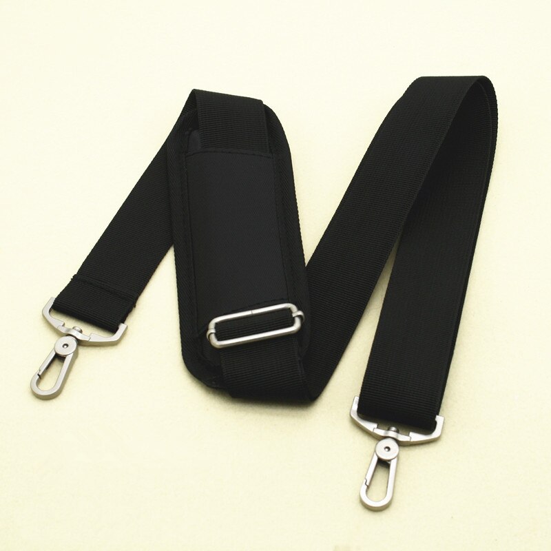 Black Nylon Bag Strap For Men Bags Strong Shoulder Strap Men Briefcase Laptop Bag Belt Length 150CM Bag Accessory: NO 8 Black