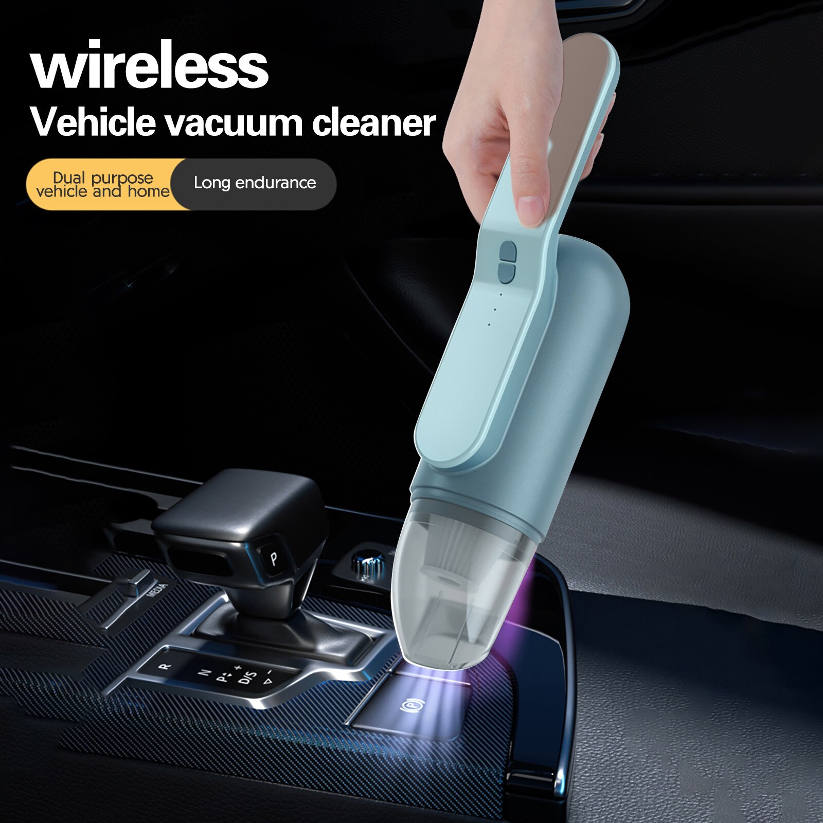 Handheld Vacuum Cleaner Powerful Cyclone Suction Portable Rechargeable Vacuum Cleaner 13000pa Quick Charge For Car Pet Hair