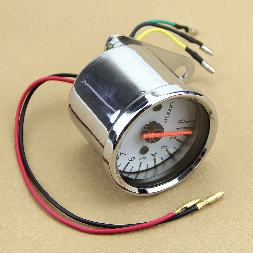 Universal Mechanica 13000RPM Scooter Analog Tachometer Gauge For Motorcycle
