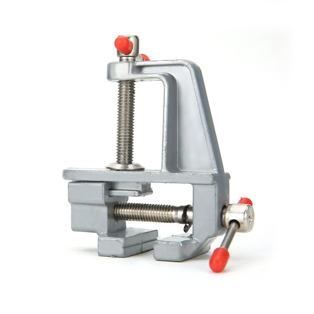 Mini Aluminum Bench Vise Woodworking Table Clamp Crimping Hand Tool Table Vise Mini Locksmith Clip Small Jewelers DIY Parts