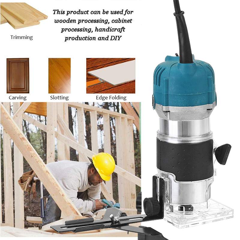 3000W Elektrische Hand Trimmer 220V Holz Router Holzbearbeitung Laminator Zimmerei Trimmen Schneiden Carving Maschine Energie Werkzeug einstellen