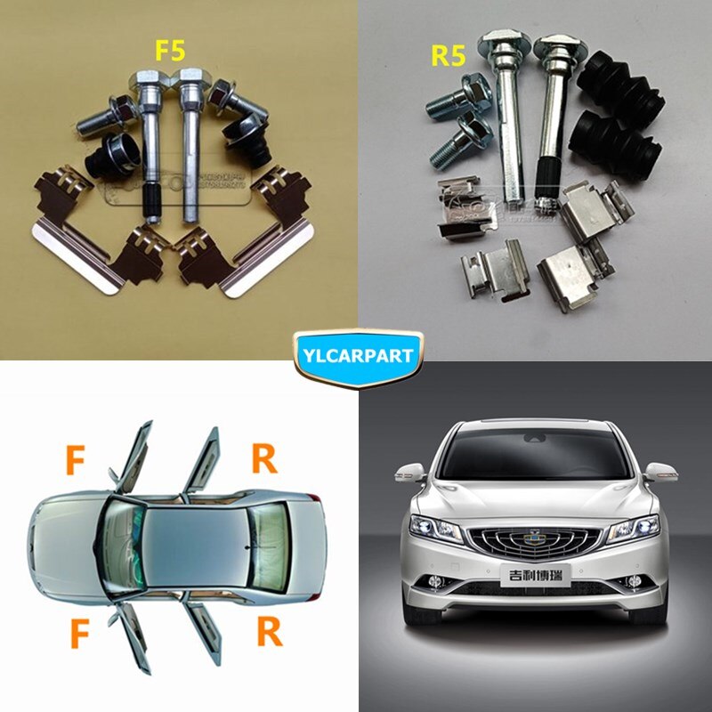 Auto Remklauw Reparatieset, Lente, Gids Pin, Voor Geely Emgrand Gt, GC9 Borui