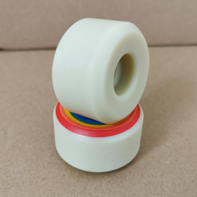 Good lgbt pride equality skateboard wheels 53mm 104A=101DURO conical shape MAKA SPEED pro brand rainbow skateboard wheel