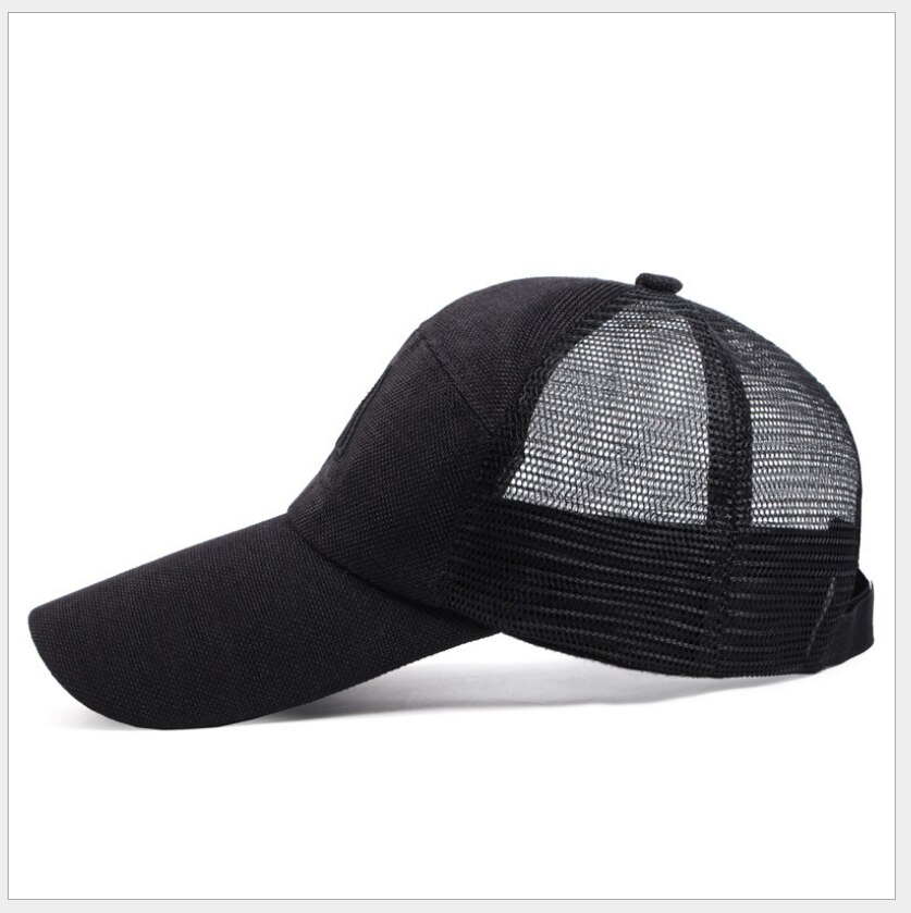 Unisex Mesh Cap Casual Plain Katoen Mesh Baseball Cap Verstelbare Zomer Cool Hoeden Voor Vrouwen Mannen Hip Hop Cap